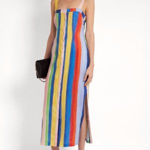 *Mara Hoffman* Striped Linen Dress